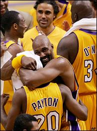 Karl Malone Gary Payton Lakers