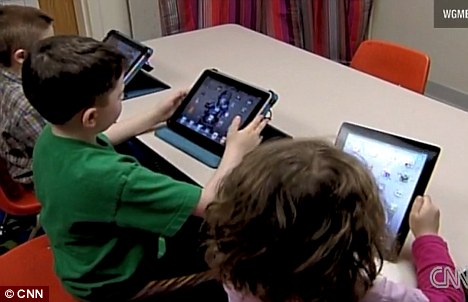 Kids Using Technology In The Classroom