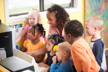 Kids Using Technology In The Classroom