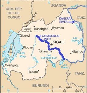 Kigali Rwanda Map