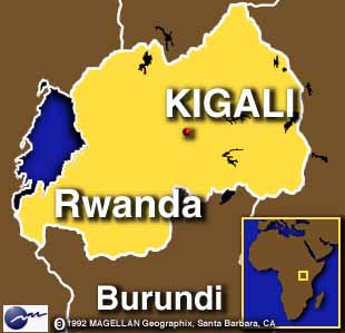 Kigali Rwanda Map