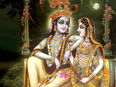 Krishna Radha Love Wallpaper