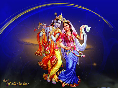 Krishna Radha Love Wallpaper