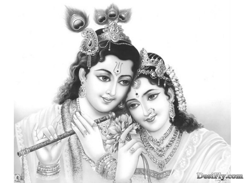 Krishna Radha Love Wallpaper