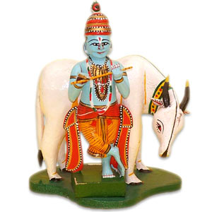 Krishna With Cow