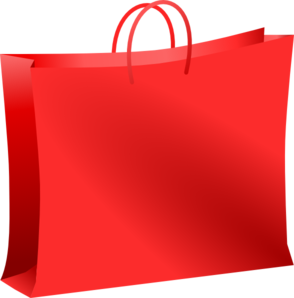 Lady With Shopping Bags Clipart