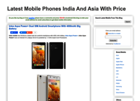 Latest Mobile Phones In India With Price And Features