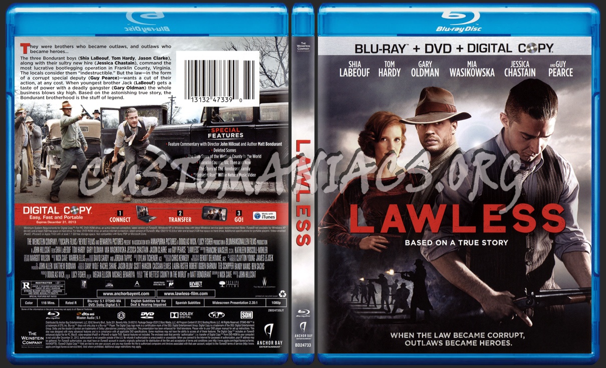 Lawless Movie Dvd Cover