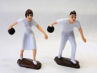 Lawn Bowls Cake Topper