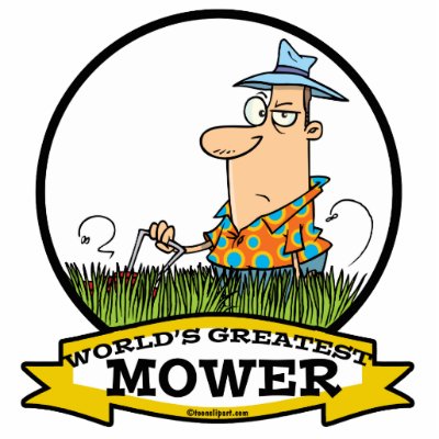 Lawn Mower Cartoon