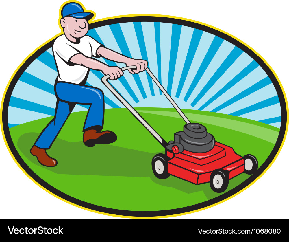 Lawn Mower Cartoon