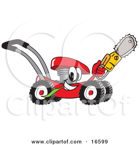 Lawn Mower Cartoon