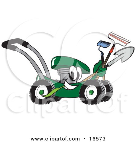 Lawn Mower Cartoon