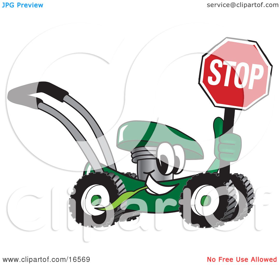 Lawn Mower Cartoon