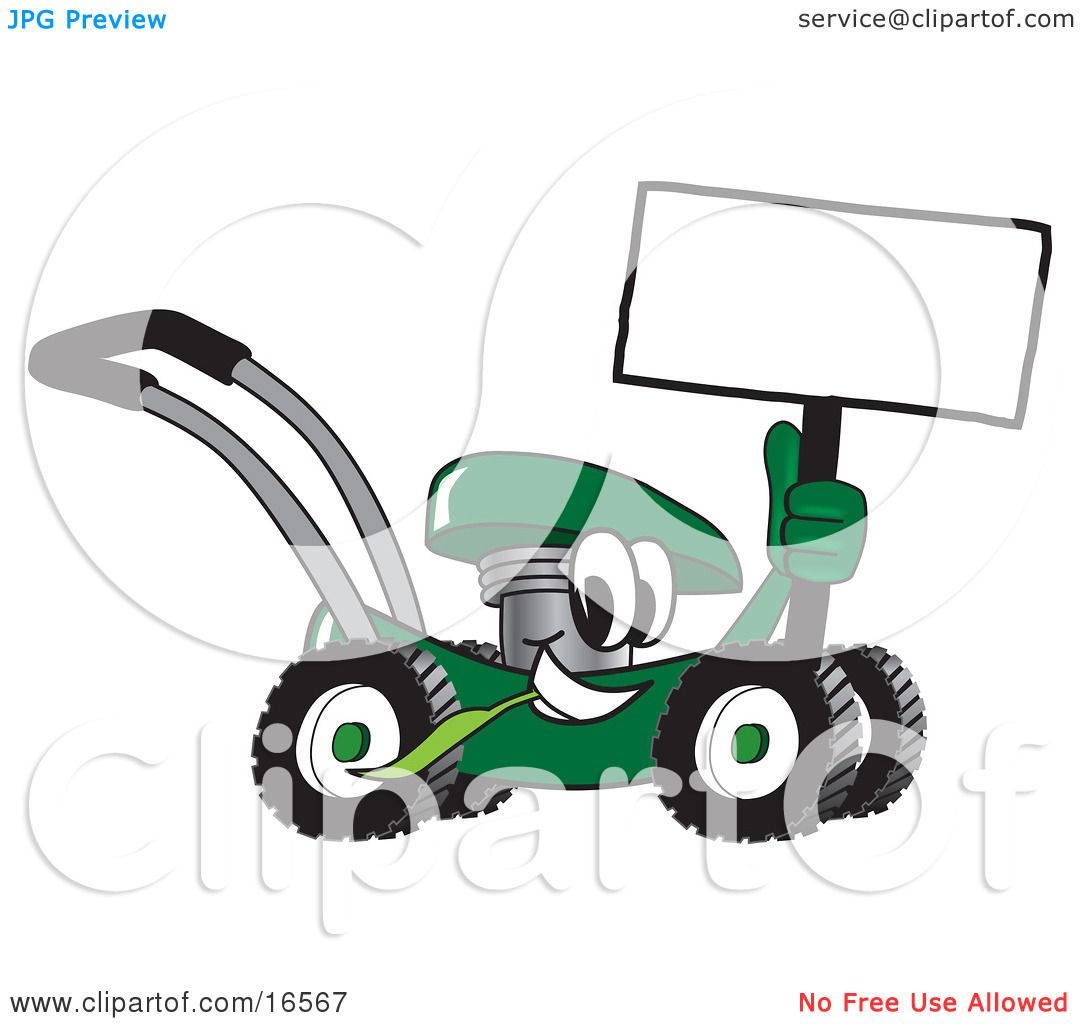 Lawn Mower Cartoon