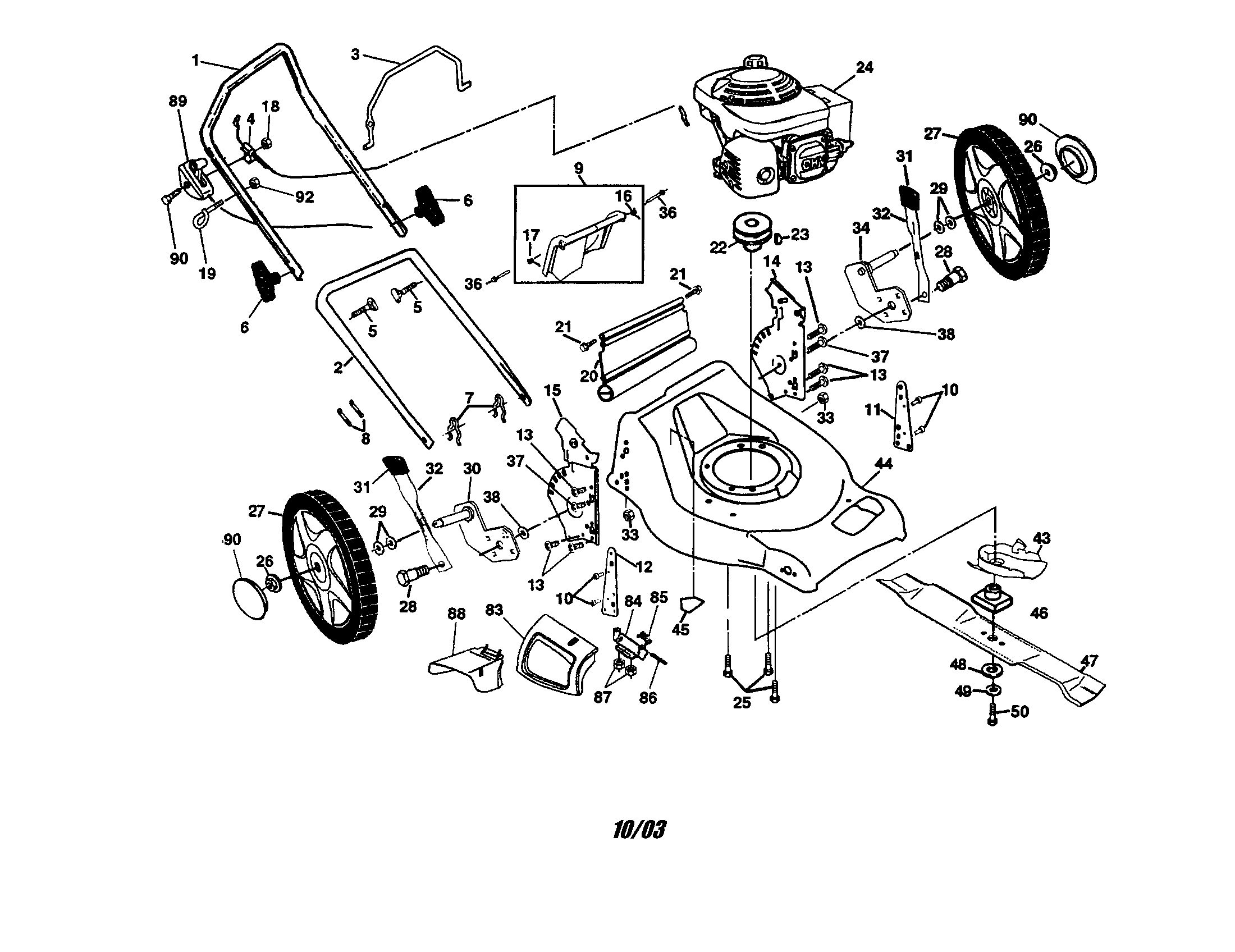 Lawn Mower Engine Diagram