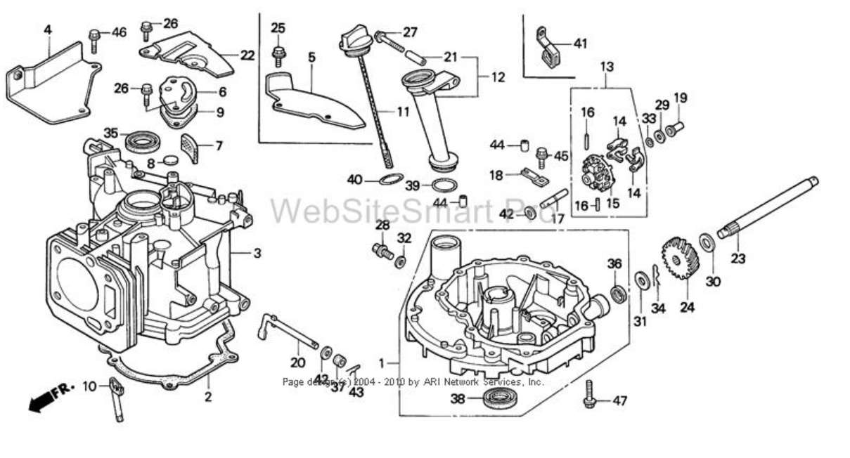 Lawn Mower Engine Diagram