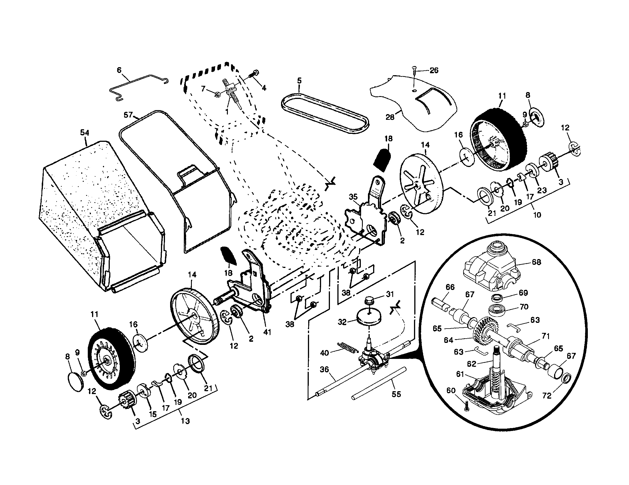 Lawn Mower Engine Parts Diagram