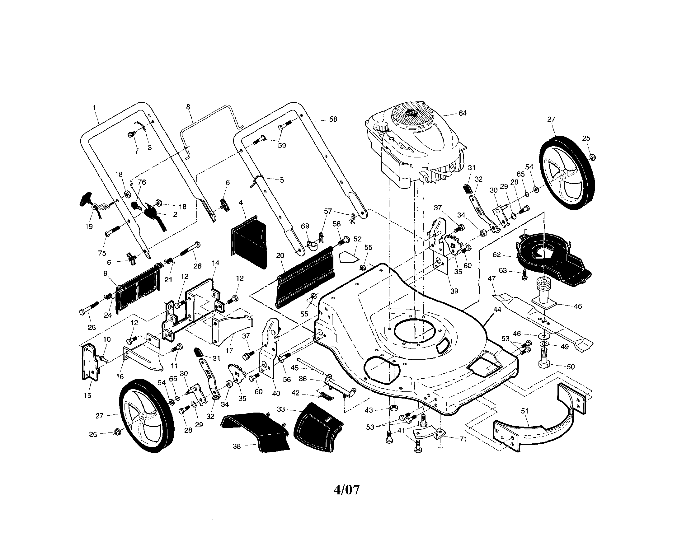 Lawn Mower Parts Craftsman