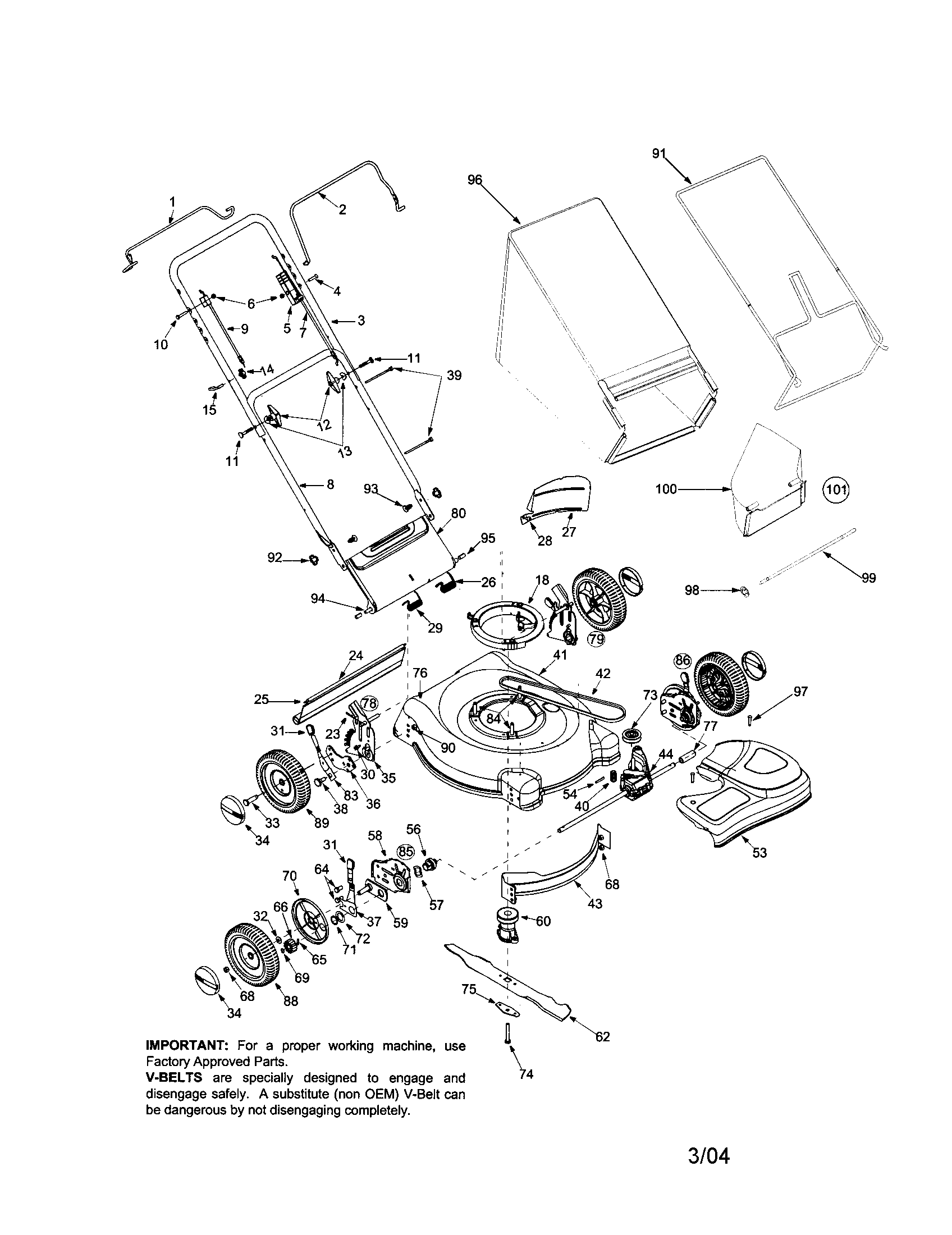 Lawn Mower Parts Diagram