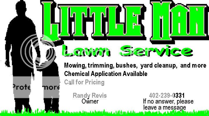 Lawn Mowing Business Cards