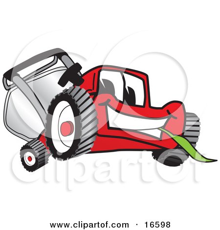 Lawn Mowing Cartoon