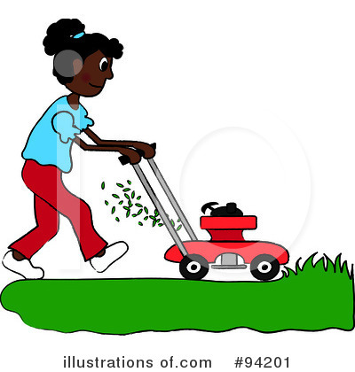 Lawn Mowing Clipart