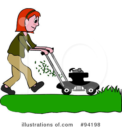 Lawn Mowing Clipart