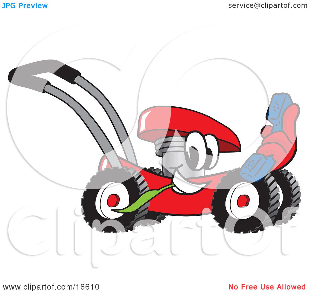 Lawn Mowing Clipart