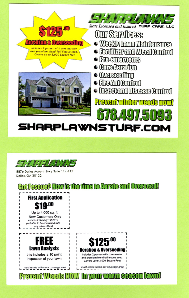 Lawn Mowing Flyers Template