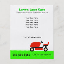 Lawn Mowing Flyers Template