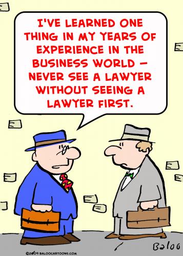 Lawyer In Court Cartoon