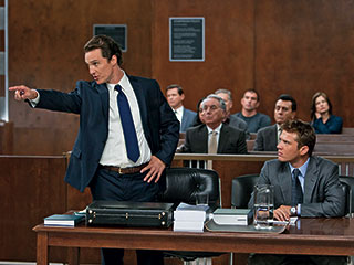 Lawyer In Courtroom