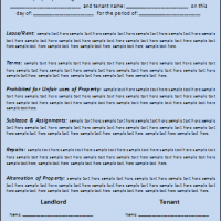 Lease Agreement Template Word