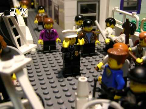 Lego Titanic Sinking Movie