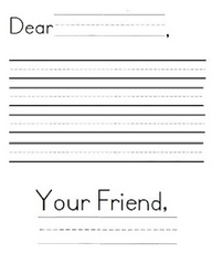 Letter Writing Paper For Kids Printable