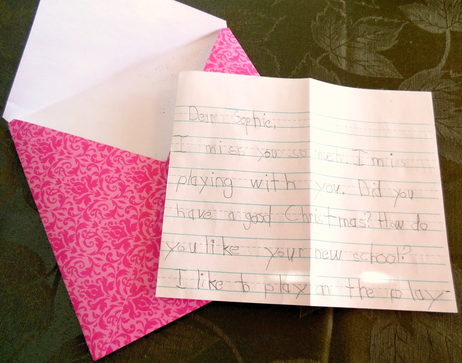 Letter Writing Paper For Kindergarten