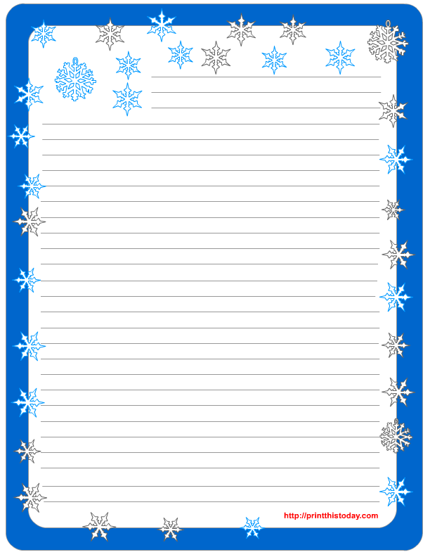 Letter Writing Paper Printable Free