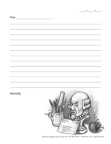 Letter Writing Paper Template For Kids