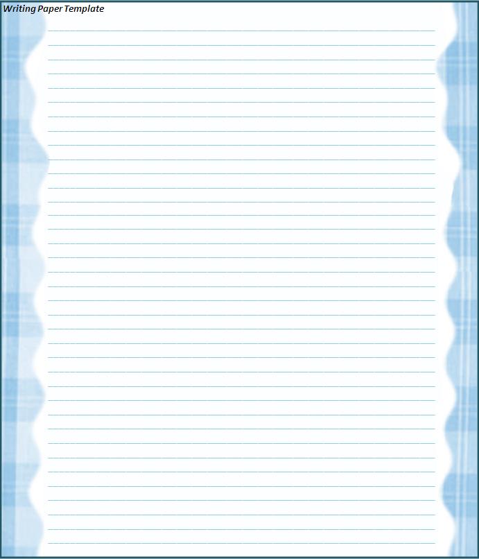 Letter Writing Paper Template For Kids