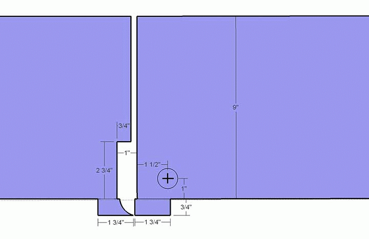 Library Bookshelf Dimensions