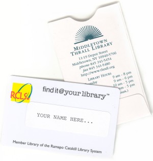 Library Membership Card Sample