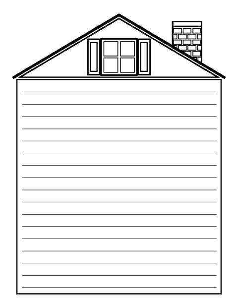 Lined Writing Paper Template For Kids