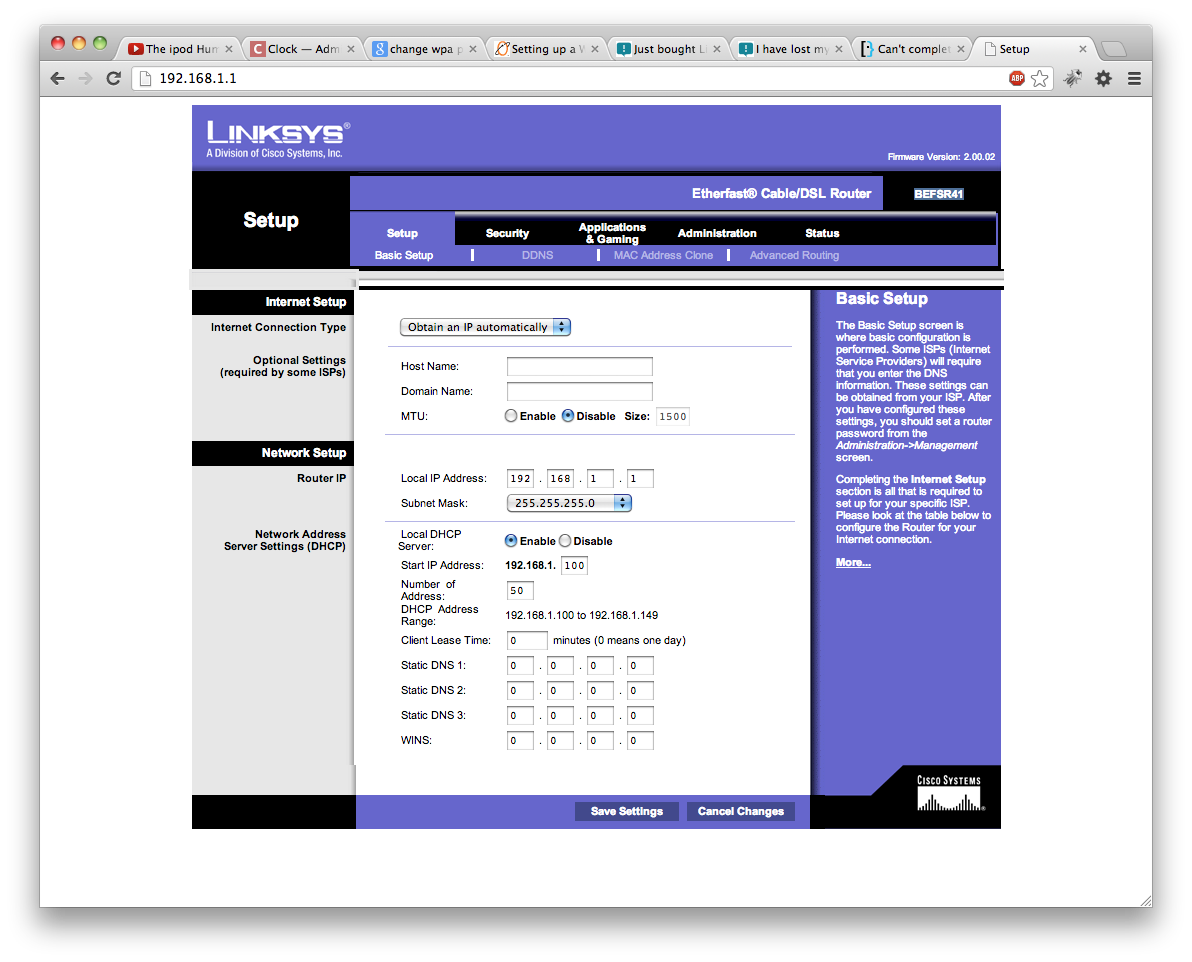 Linksys E1200 Router Firmware