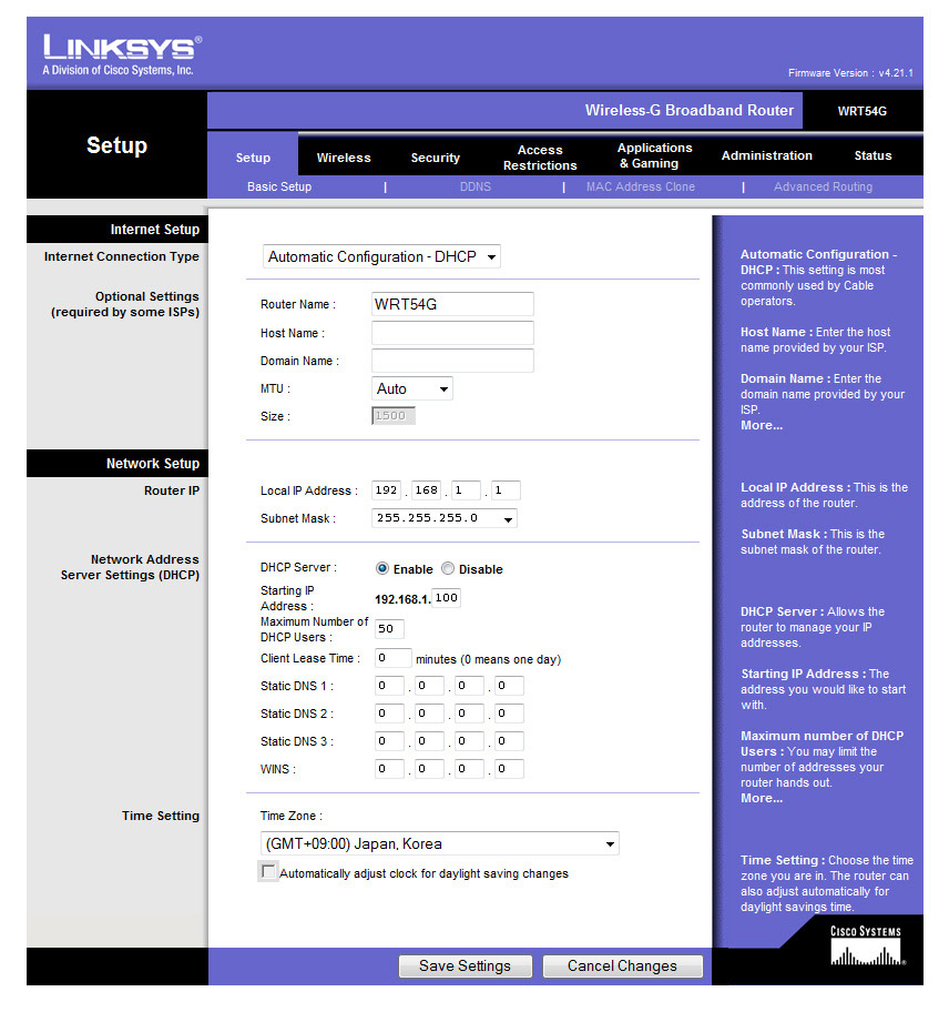 Linksys Router Configuration Software