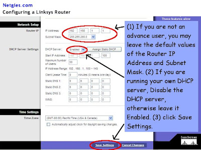 Linksys Router Ip Address Not Working