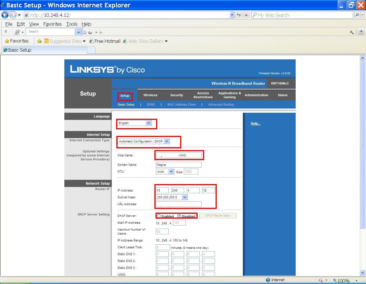 Linksys Router Setup Wrt54g Ip Address