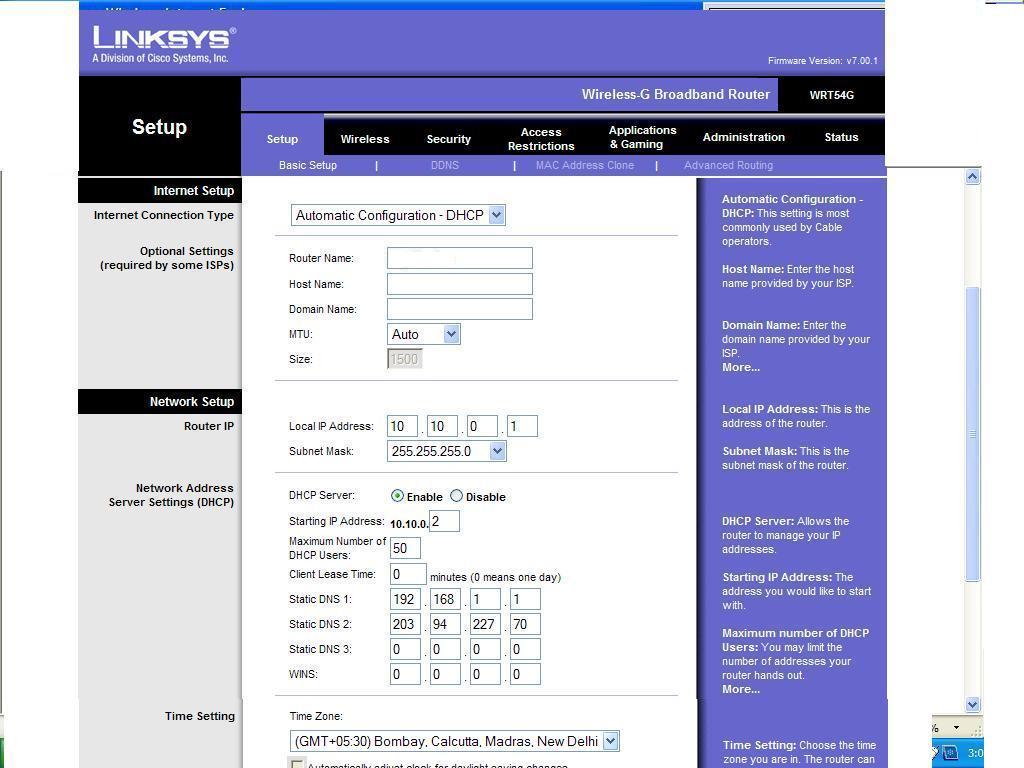 Linksys Router Setup Wrt54g Without Cd