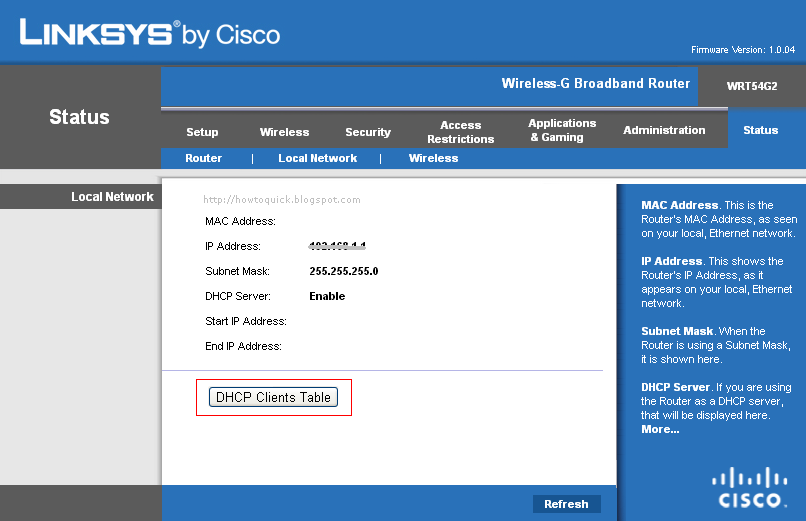 Linksys Router Wrt54g2 Manual