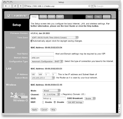 Linksys Router Wrt54gl User Guide